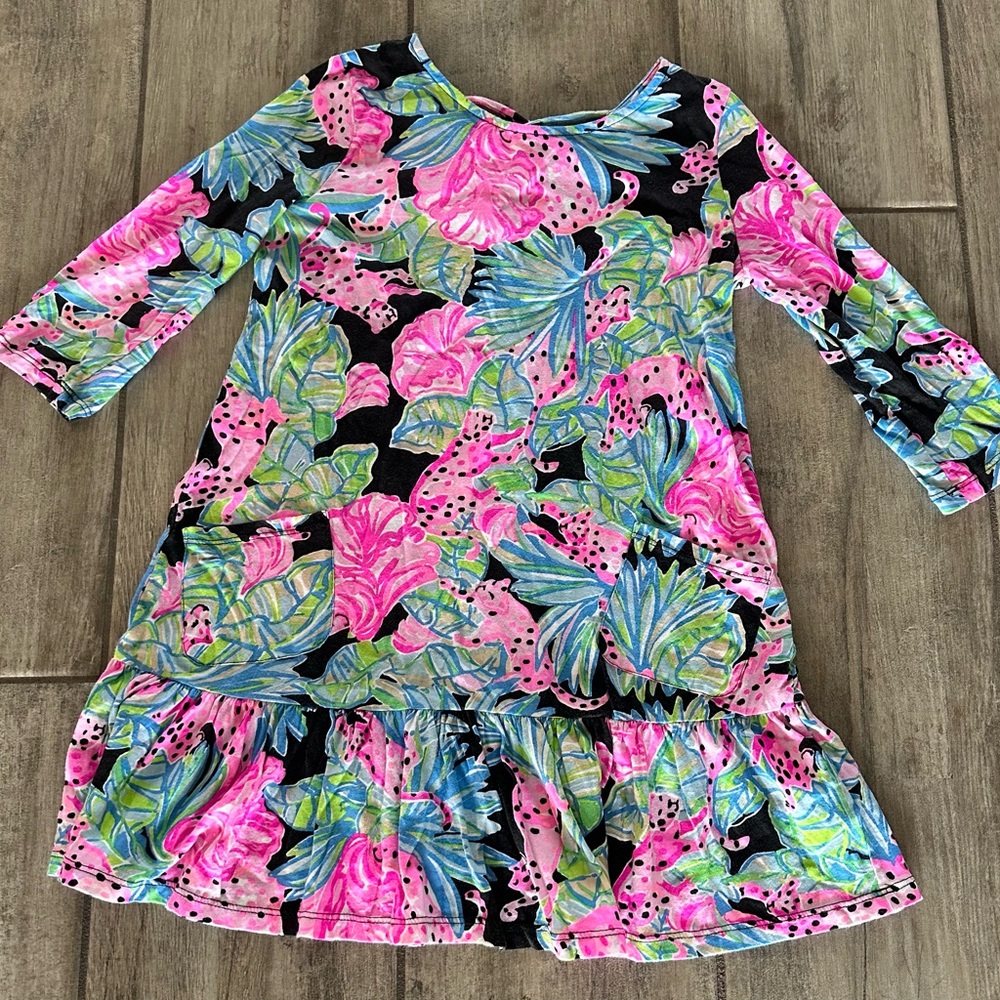 Lilly Pulitzer Pink, Blue, Green Tropical Print Top